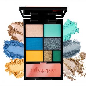 milletpepper Eyeshadow Palette Charming Pigment Shimmer Glitter Powder Long Lasting Makeup Eye Shadow Matte