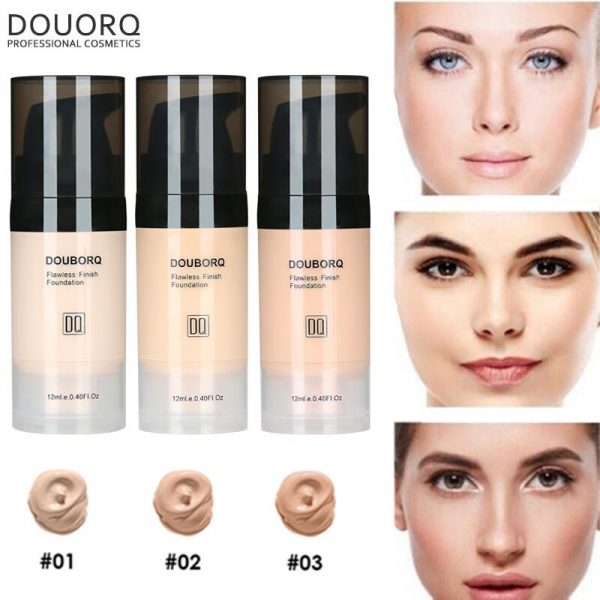 Brand 12ml Liquid Foundation Face Base Matte Makeup Concealer Cream Waterproof Moisturizing Brighten Natural Cosmetic TSLM2