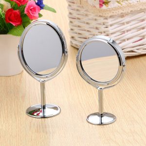 Beauty Makeup Cosmetic Mirror Double-Sided Normal Magnifying Stand Mirror women Makeup tool