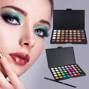 NEW 40 Colors Matte Eyeshadow Palette Women Matte Eyeshadow Paleta Makeup Palette Shimmer Eye Shadow Pigment Cosmetics TSLM1