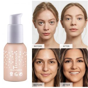 Invisible Acne Marks Pores Liquid Foundation Lasting Whitening Brightening Makeup Pre-milk Waterproof Women Face Cosmetic TSLM2